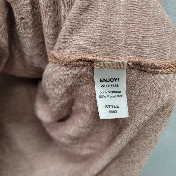 MICHAEL STARS BASIC LONG SLEEVE TOP, SIZE OS - Picture 4 of 6